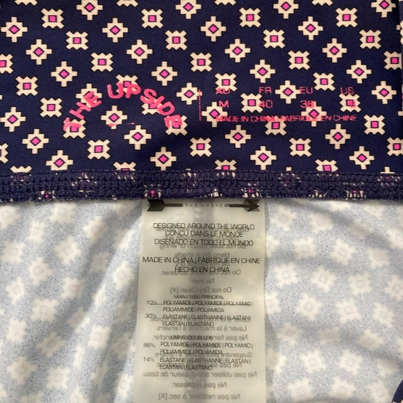 The Upside Kravat Yoga Printed Leggings Blue - Picture 8 of 14